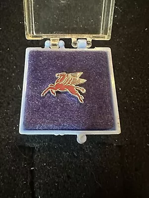 Vintage Socony Mobil Oil Gas Pegasus Employee Award Tie Tac Lapel Pin IOB • $25