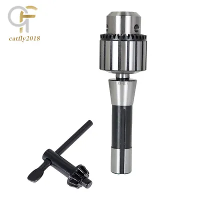 Duty Drill Chuck 1/2  Capacity With R8 Shank Precision Integrated & K32 Key New • $26.08