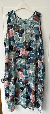 BNWOT Kasbah Clothing Floral Multicolour Dress - Size 20/22 • £22