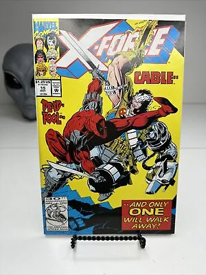 X-Force #15 (Marvel 1992) Classic Deadpool Vs Cable NM Key Issue • $15