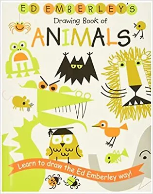 Ed Emberley's Drawing Book Of Animals Paperback Picture Book By Ed Emberley • $7.68