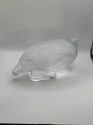 Vintage Lalique Crystal Glass Partridge Quail Figurine Made In France Signed • £128.21