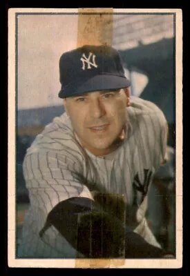 1953 Bowman Color Vic Raschi #27 Low Grade (tape) Baseball Card • $4.28