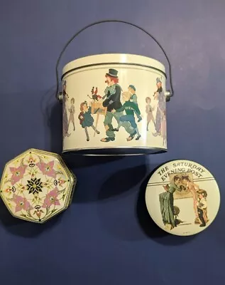 Lot Of Three Vintage Tin Boxes  • $24