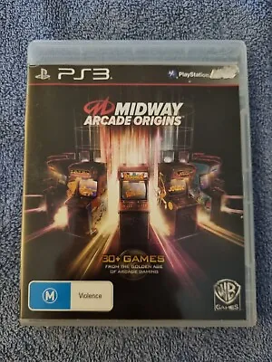 Midway Arcade Origins - PS3 Game - AU/PAL VGC • $38.41