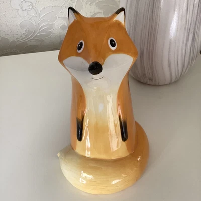 AYNSLEY Frugal Fox - Animal Party Nursery Collection - Ceramic Figurine Moneybox • £8.99