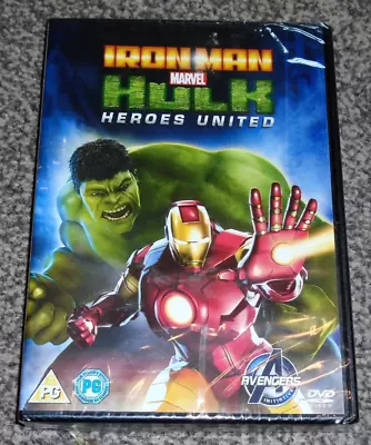 Iron Man Hulk - Heroes United : Marvel New & Factory Sealed Dvd (free Uk P&p) • £3.49