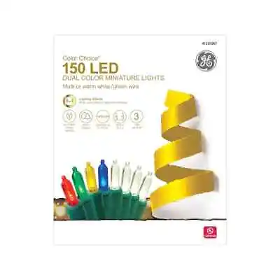GE Color Choice 150-Count 49.6-ft Multi-function Color Changing LED Christmas • $38.49