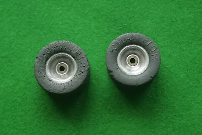 Vintage 70's 1/24 Slot Racing Car Wheels Sponge Tyres. Cox Revell Russkit Atlas • £3.90