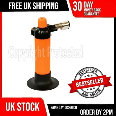 Gas Torch Mini Micro Wireless Blow Lamp Cook Jeweller Soldering Welding • £8.99