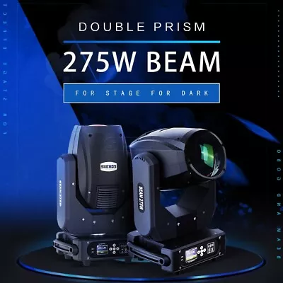 SHEHDS 10R 275W Beam Gobo Moving Head Lighting Stage Light For Disco （Bulb） • $377.20