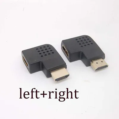 $3.29 • Buy New 90Degree Left/right  Angle Male To Female Adapter Cable Connector HDMI HDTV