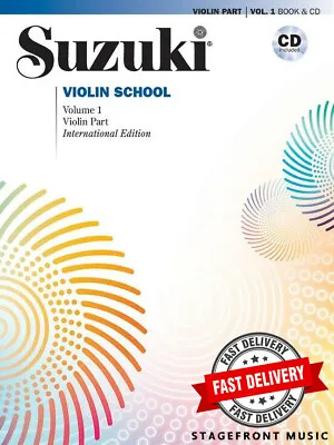 $39.90 • Buy Suzuki Violin School Volume 1 Book & Cd - International Edition - Violin Part