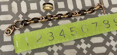 MK Michael Kors Tortoise Look Ring + Bracelet Lot • $50