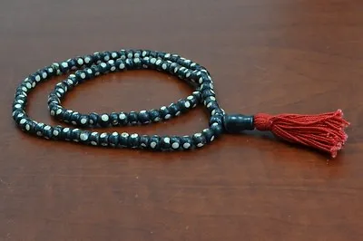 108 Pcs Dotted Tibetan Buddhist Bone Mala Prayer Beads 6mm #t-1812 • $10