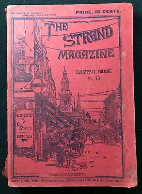 THE STRAND Magazine - Aug Sep Oct 1912 - EDGAR RICE BURROUGHS - Starlet Photos • $58.99