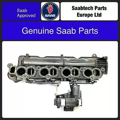 GENUINE SAAB 9-3 DTR 1.9TTiD INTAKE INLET MANIFOLD AND SWIRL - NEW -  55231588 • $264.02