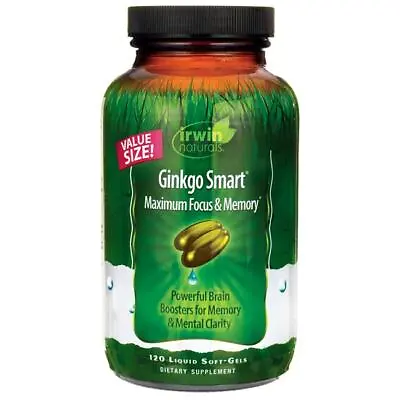 Irwin Naturals Ginkgo Smart 120 Lgels • $36.74