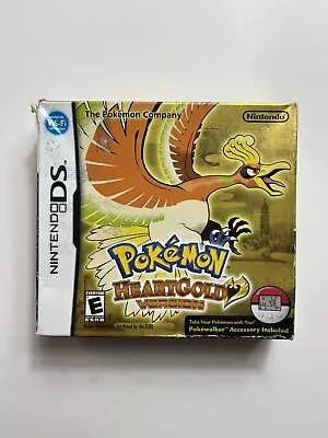 Pokemon HeartGold Version DS Cardboard BOX ONLY -No Game Or Pokewalker Authentic • $59.97