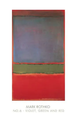 No. 6 (Violet Green And Red) 1951 Mark Rothko Art Print Abstract Poster 24x36 • £38.50