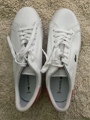 Lacoste Shoes Sneakers  Womens Leather Size Us 10 • $70