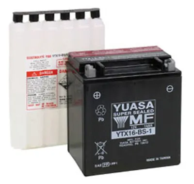 $97.23 • Buy Yuasa YUAM32X61 Ytx16-Bs-1 Maintenance Free 12 Volt Battery