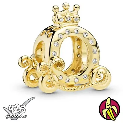 Carriage S925 Bracelet Charm For 3mm Snake Chain FAST UK DISPATCH • £9.99