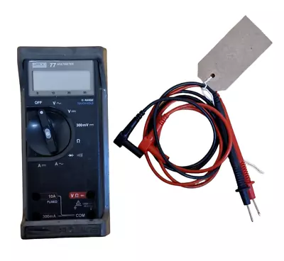 £114.99 • Buy Fluke 77 Series II Digital Multimeter With Lead - Calibrated *Read Desc*
