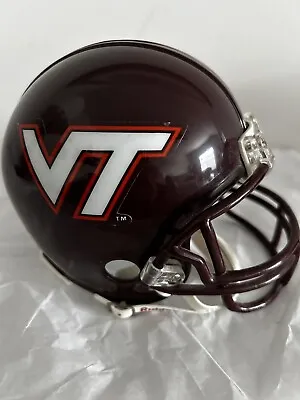 Virginia Tech Hokies Mini Football Helmet - Riddell Display Only • $15.99