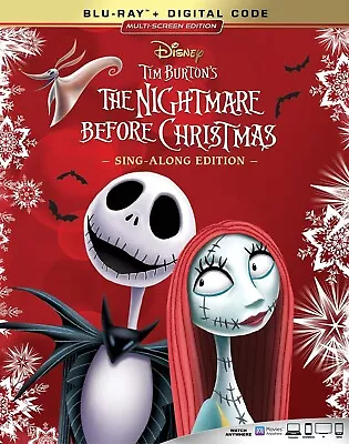 The Nightmare Before Christmas Tim Burton (Blu-ray + Digital ) New Free Ship • $10.99