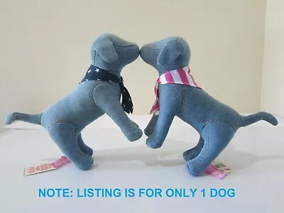 1 NEW Victoria Secret Pink DENIM BLUE STAR Or Pink Stripe SCARF BANDANA MINI Dog • $149