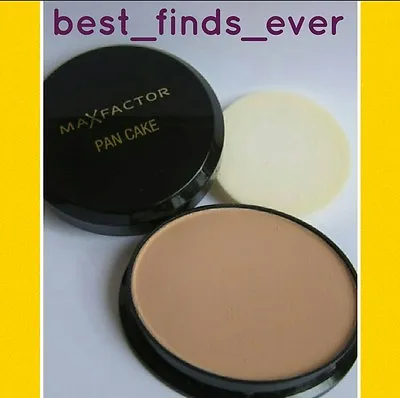 Max Factor Pan Cake Foundation (Fair Natural Tan No.1 Tan 2 True Beige Golde • $59.90