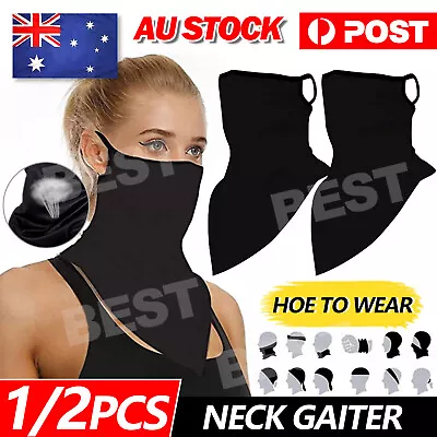 Cooling Neck Gaiter Tube Scarf Face Mask Bandana Motorcycle Cycling Balaclava AU • $7.95