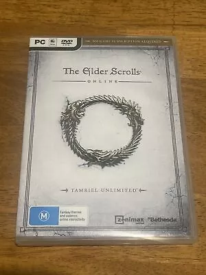 The Elder Scrolls Online PC MAC Game 4 Disc DVD TAMRIEL UNLIMITED • $12.50