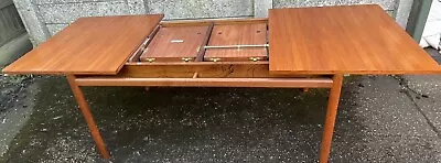 Stunning Very Clean Rare Peebles  Mcintosh  2 Teak Large Extending Table Rare • £1585