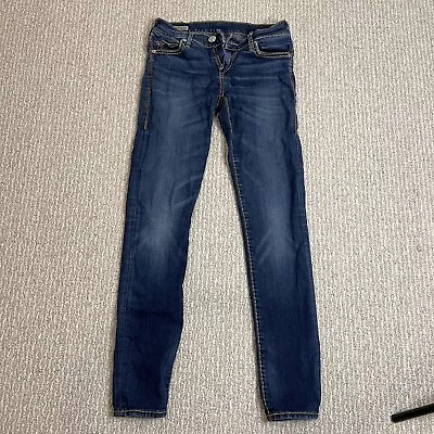True Religion Casey Low Rise Super Skinny Jeans Women's Size 25 • $20