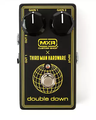 MXR CSP042 Third Man Hardware Double Down Dual Boost Pedal. New! • $169.99