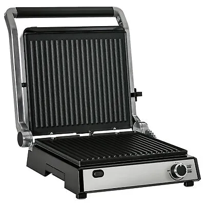£69.99 • Buy HOMCOM Electric Non-stick Health Grill & Panini Press 4 Slice Toastie Machine