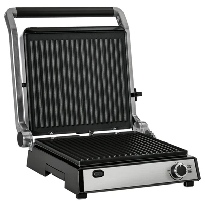 £69.99 • Buy HOMCOM Electric Non-stick Health Grill & Panini Press 4 Slice Toastie Machine
