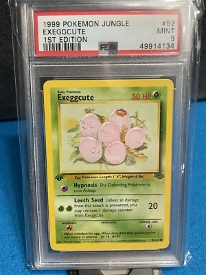 $16 • Buy Pokemon WOTC Jungle Exeggcute 1st Edition 52/64 PSA 9 MINT!