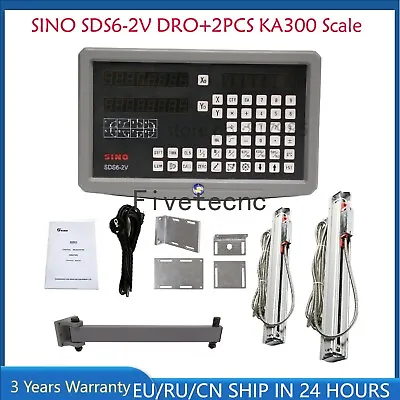 SINO DRO 3 Axes 2 Axis Digital Readout And KA300 Linear Scale Optical Encoder • $110.92