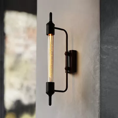 Industrial  Wall Mount Lamp Vintage Wall Sconce Steampunk Pipe Light Fixture • $39.99