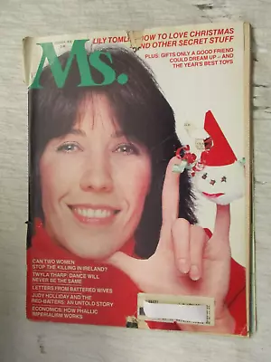 Ms. Magazine December 1976 Lily Tomlin Twyla Tharp Judy Holliday Womens Feminism • $16.95