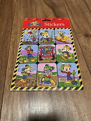Vintage Mickey's Stuff For Kids - Mickey Mouse Disney 4 Sticker Sheets SEALED • $6.99