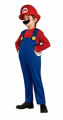 Super Mario Brothers Deluxe Mario Halloween Costume Large Boys Niños • $29.99