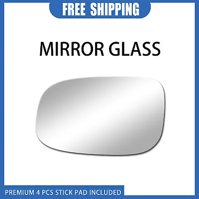 Mirror Glass Replacement Fits 2007-2011 Volvo S40 S80 V50 Driver Left Side Flat • $13.91