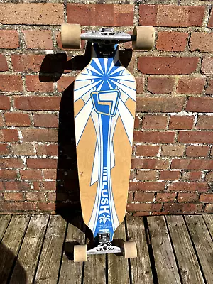 Lush Longboard 37  Seismic Trucks Made In The UK Avalon Wheels 68mm • £99.99