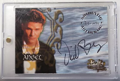 Inkworks David Boreanaz As Angel Signed Buffy The Vampire Slayer Card - A2 • $182.50