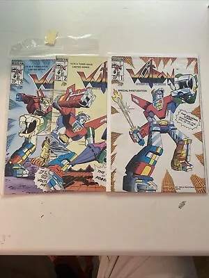 Voltron Defender Of The Universe 1-3 Modern Comics 1984 1st Appearance Complete! • $59.99