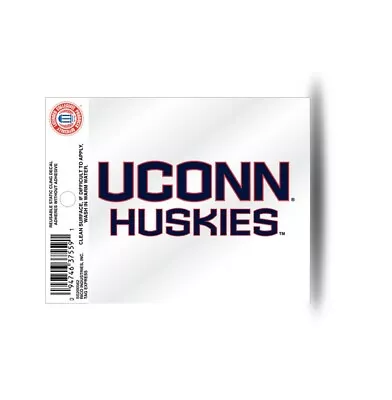 UCONN Connecticut Huskies Static Cling Sticker NEW!! Window Or Car! NCAA • $7.49